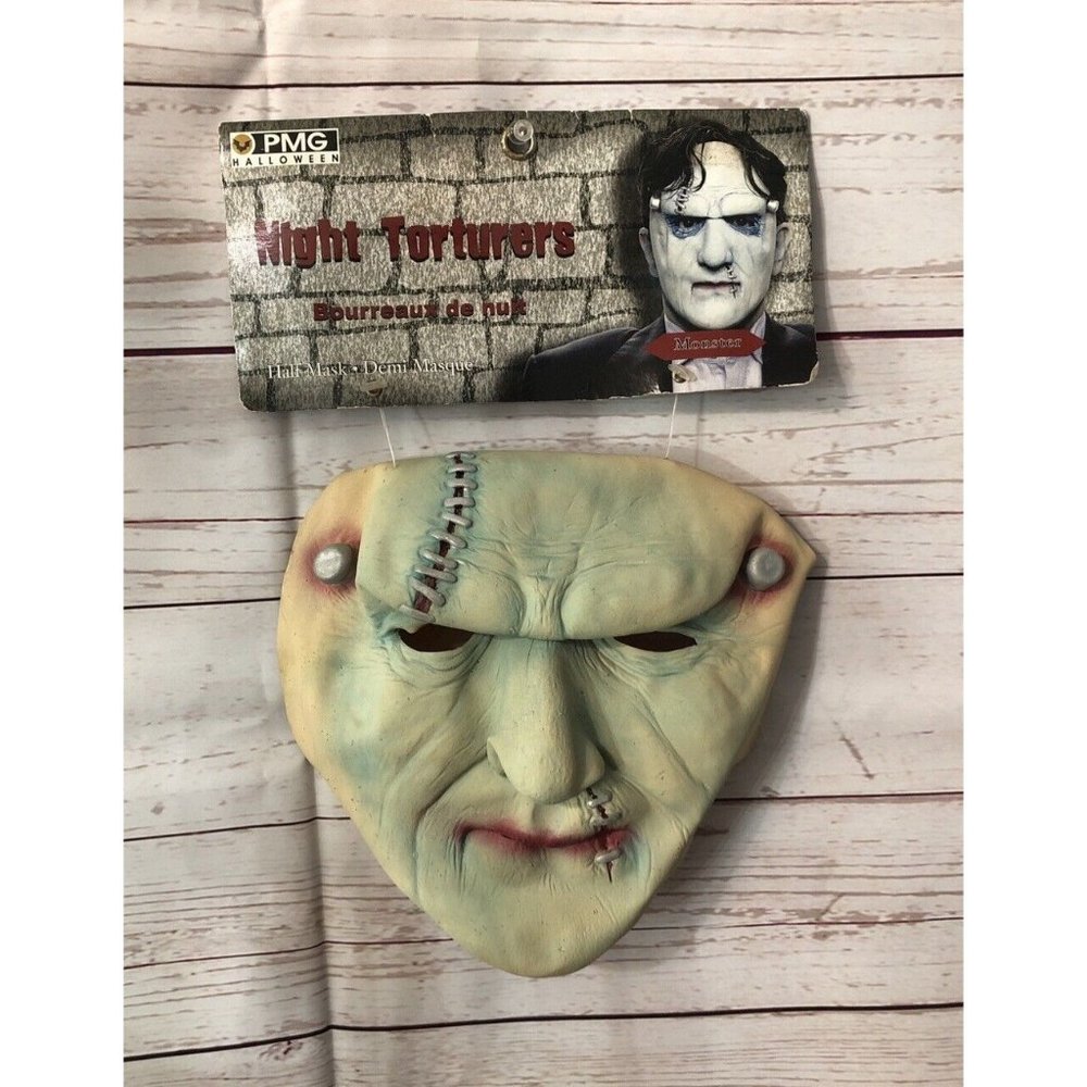 PMG Halloween Expressions Horror Night Torturers Monster Scary Half Mask Latex